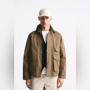 Zara mens cargo jacket